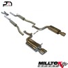 Milltek Catback Exhaust with Polished Oval Tips for Audi B7 RS4 Saloon Avant and Cabriolet
